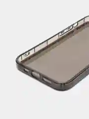 Черный чехол для айфон (iPhone) 11 XR 13 12 7 8 Plus mini pro max силиконовый прозрачный про макс