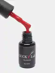 Гель лак, гель-лак для ногтей LuckyLak Fashion №077, 8g красный кирпичный для маникюра