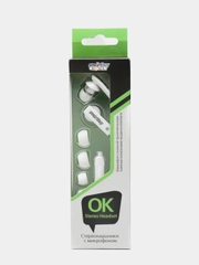 Внутриканальные наушники SmartBuy OK, с микрофоном