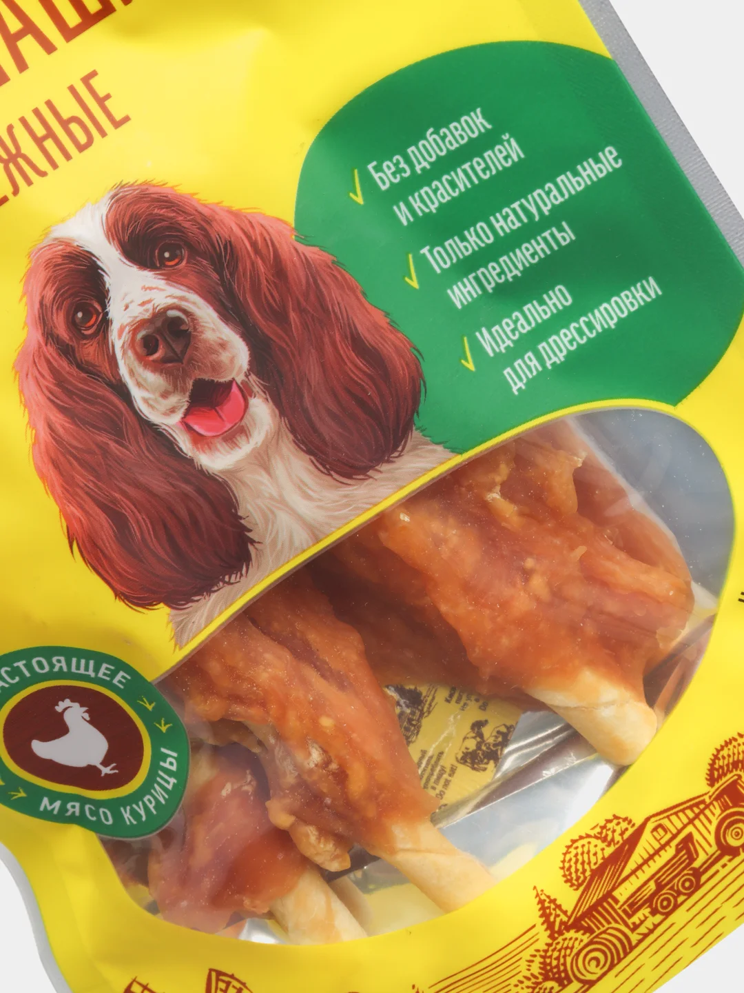 Куриные шашлычки "Деревенские лакомства" для собак, 90 г