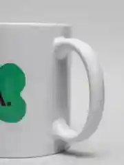 Кружка CoolPodarok IRA зеленый лист