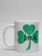 Кружка CoolPodarok IRA зеленый лист