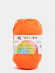 Оранжевый пряжа Пехорка "Детская новинкa", акрил, 50 г, 200 м