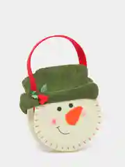 Зеленый сумка новогодняя / Мешок для подарков, новогодний мешок
