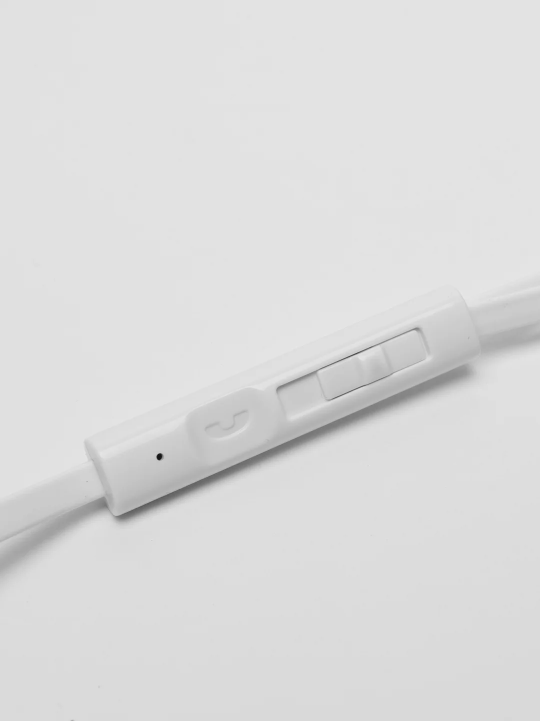 Белый наушники с микрофоном BOROFONE BM23 / Наушники с плоским проводом