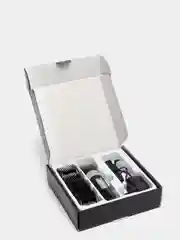 Черный машинка для стрижки волос Sakura SA-5177BK, 2 гребня