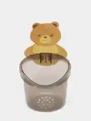 Серый стакан для зубных щёток , детский органайзер для ванной комнаты