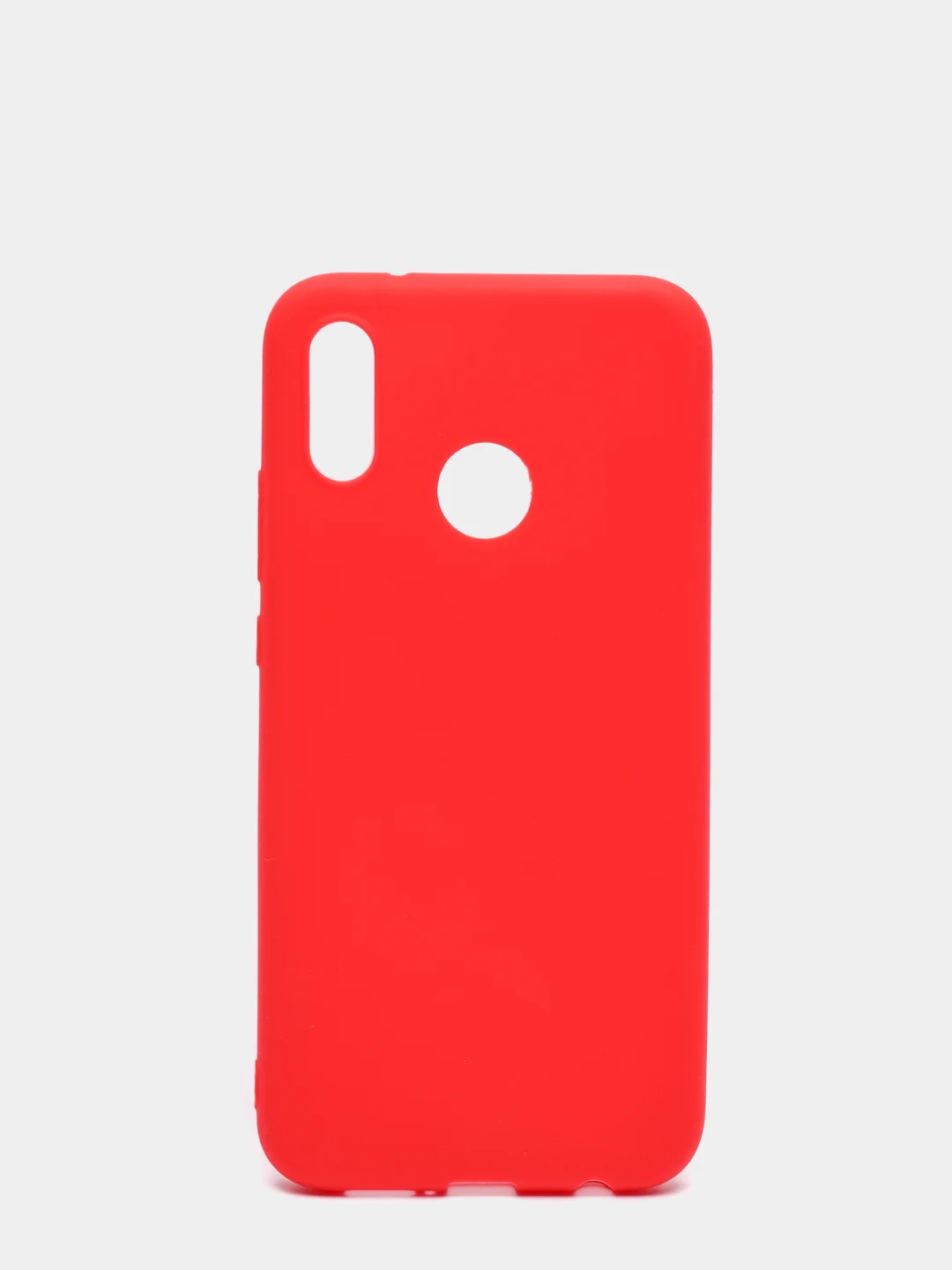 Красный чехол Huawei P20 Lite 2018 (Nova 3e), Хуавей П20 Лайт 2018, силиконовый цветной матовый