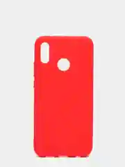 Красный чехол Huawei P20 Lite 2018 (Nova 3e), Хуавей П20 Лайт 2018, силиконовый цветной матовый