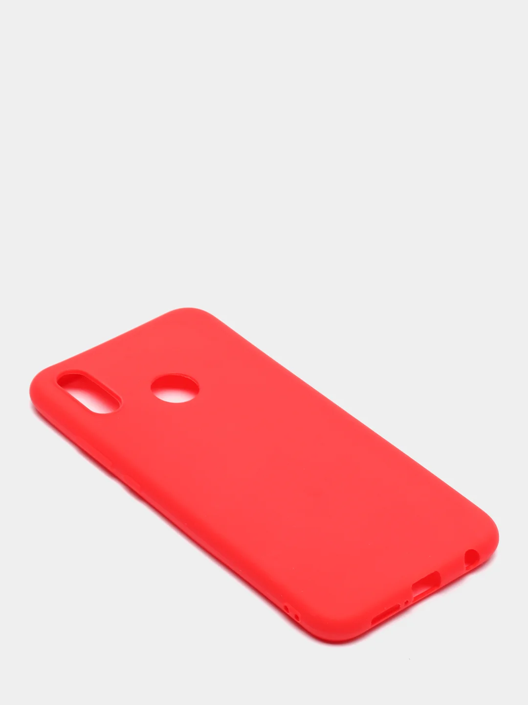 Красный чехол Huawei P20 Lite 2018 (Nova 3e), Хуавей П20 Лайт 2018, силиконовый цветной матовый
