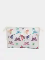 Бордовый косметичка