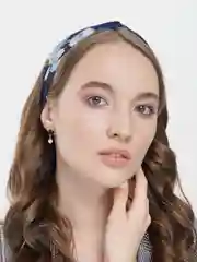 Небесно-голубой женская повязка на голову
