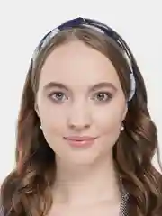 Небесно-голубой женская повязка на голову