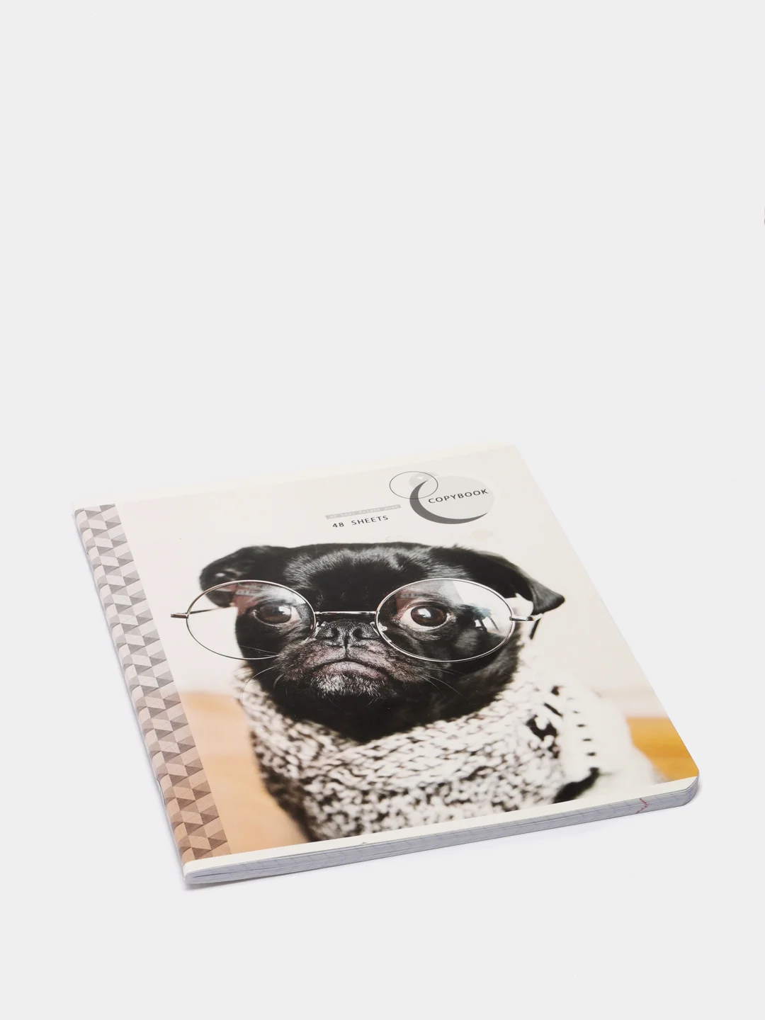 Белый тетрадь ArtSpace "Питомцы. Pug", 48 листов, А5, клетка