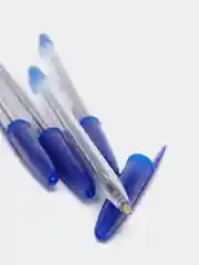 Набор шариковых ручек СТАММ "Офис", синие, 0,7-1 мм, 4 штуки