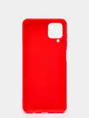 Красный чехол Samsung A12 / M12 / A22 / M32 / M22 / A32 силиконовый с защитой камеры
