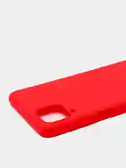 Красный чехол Samsung A12 / M12 / A22 / M32 / M22 / A32 силиконовый с защитой камеры
