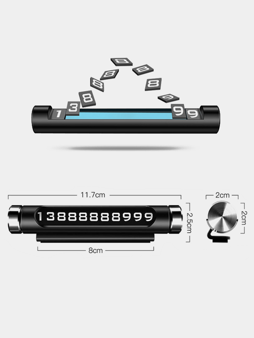Автовизитка парковочная - табличка с номером телефона для авто купить по  цене 259 ₽ в интернет-магазине KazanExpress