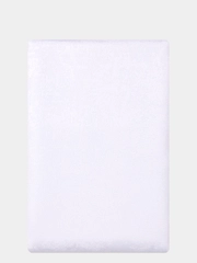 Скатерть DeNASTIA D180см, жаккард, цвет белый (эффект потёртости)