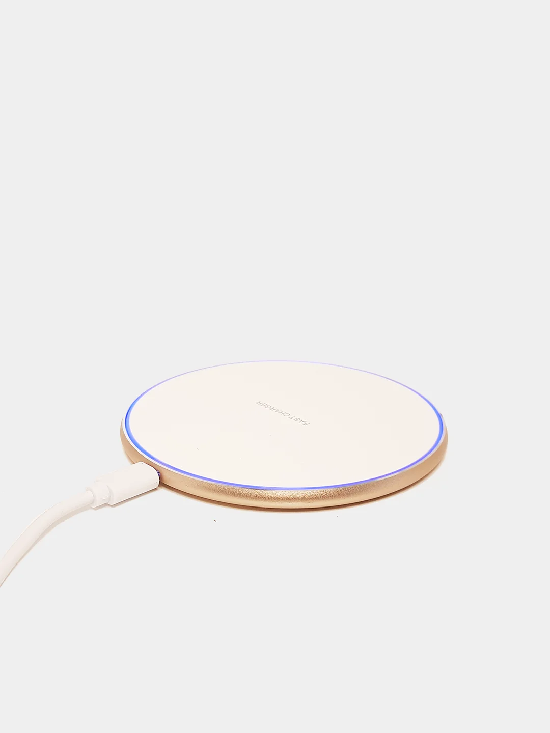 Золотой беспроводная зарядка для Apple, Android Wireless charger Qi Standart