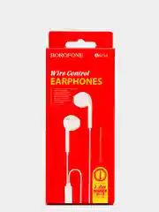 Белый наушники с микрофоном Borofone BM54, 3.5 mm Jack