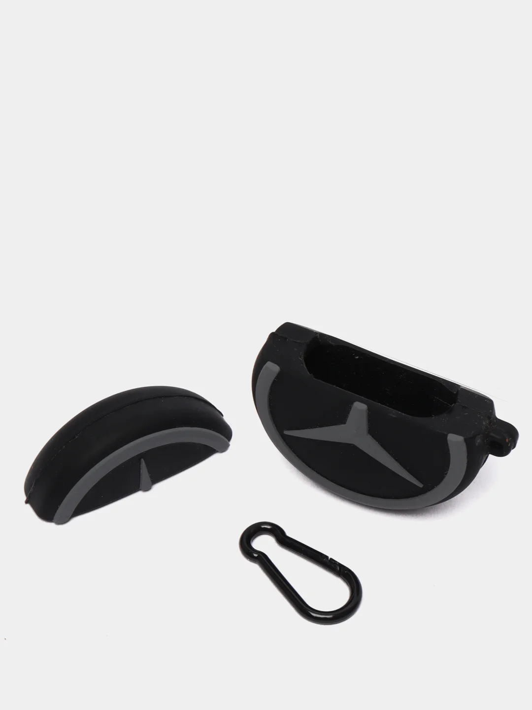 Серый меланж чехол для AirPods 1 и 2