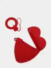 Красный чехол для AirPods 1 и 2