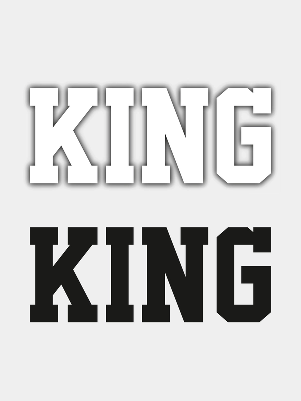 Наклейка KING