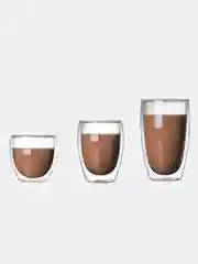 Стакан с двойными стенками и дном