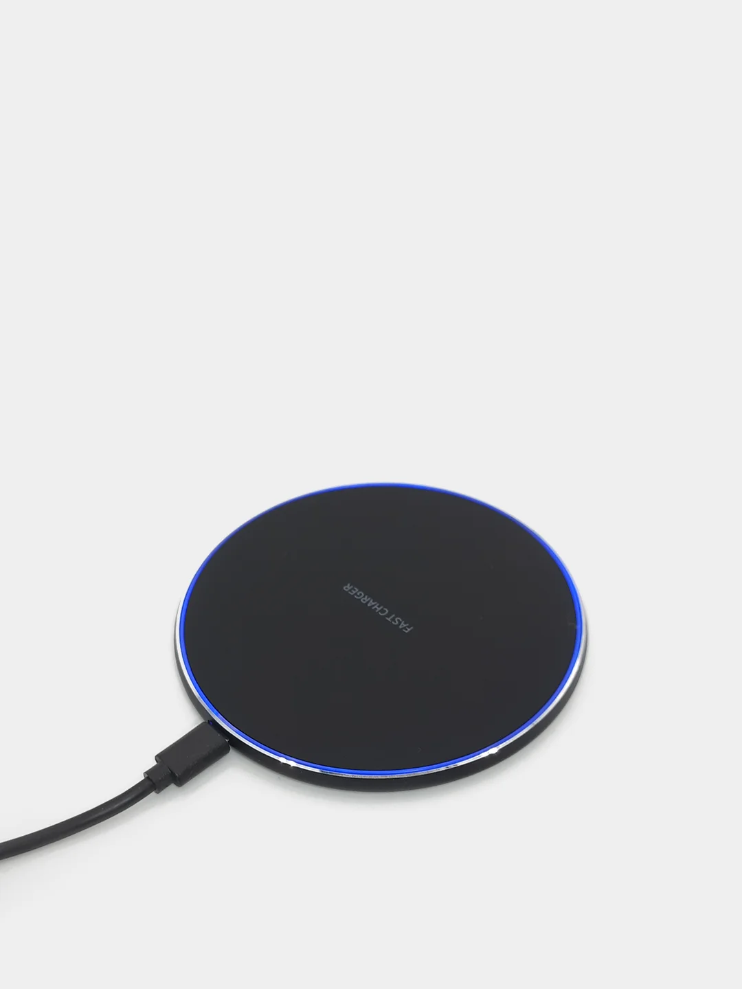 Черный беспроводная зарядка для Apple, Android Wireless charger Qi Standart
