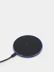 Черный беспроводная зарядка для Apple, Android Wireless charger Qi Standart