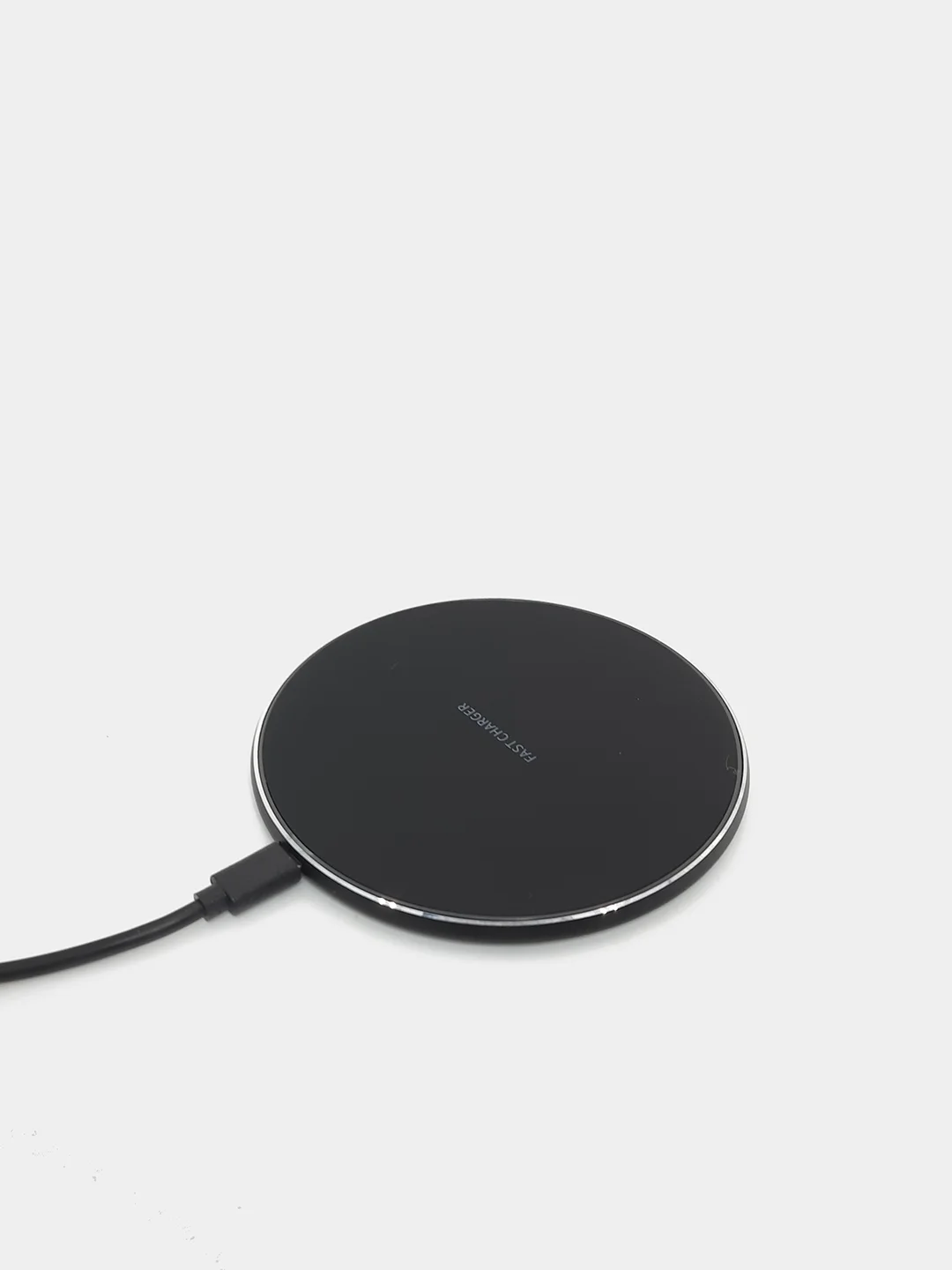 Черный беспроводная зарядка для Apple, Android Wireless charger Qi Standart