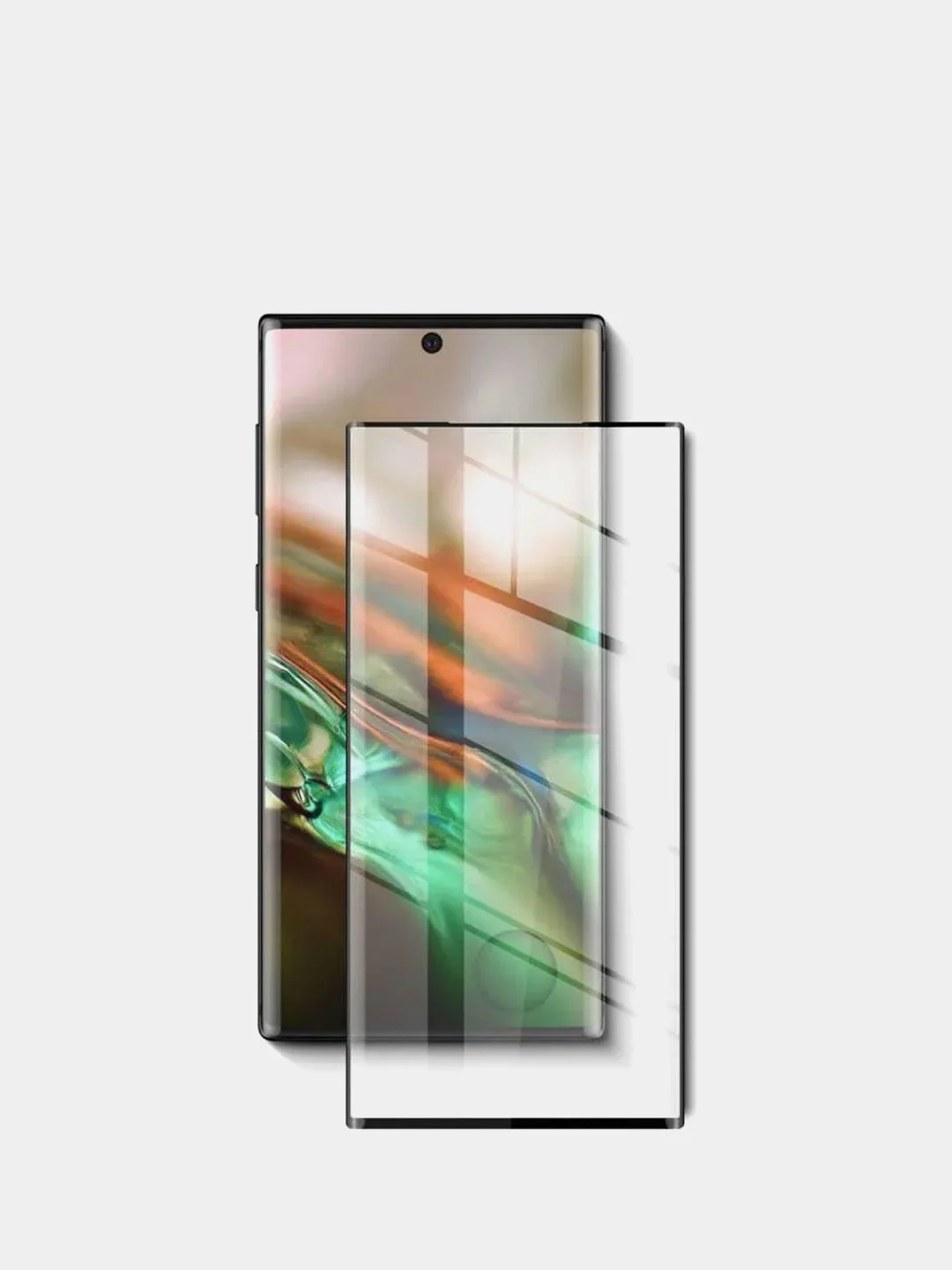 Защитное, закаленное стекло, настоящий 3 D для Samsung Note 8, Note 9Note 10, Note 10 pro