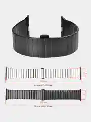 Серебряный металлический ремешок Apple Watch 38 40 41 42 44 45 49 мм series 4 5 6 7 браслет стальной