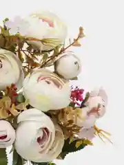 Молочный искусственные цветы: камелии, пионы, букет