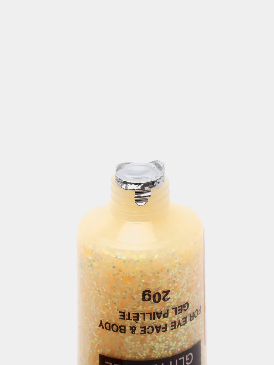 Золотой глиттер - гель для лица и тела Farres Heavy Metal Glitter Gel