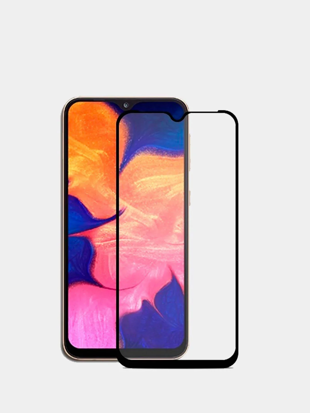 Защитное стекло 9D для Samsung Galaxy A10S, полное покрытие