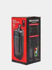 Портативная беспроводная Bluetooth колонка ZQS-4246, большая, с микрофоном и пультом