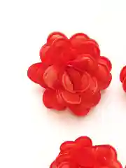 Цветок из ткани. Декоративный элемент