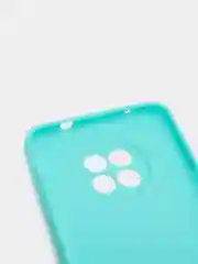 Бирюзовый чехол для Honor X20, Honor 50 Lite, без выреза для вспышки, силиконовый, цветной, матовый