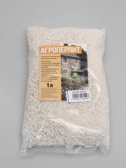 Агроперлит, перлит, грунт для аэрации почвы и удержания влаги, природный минерал, 1 л