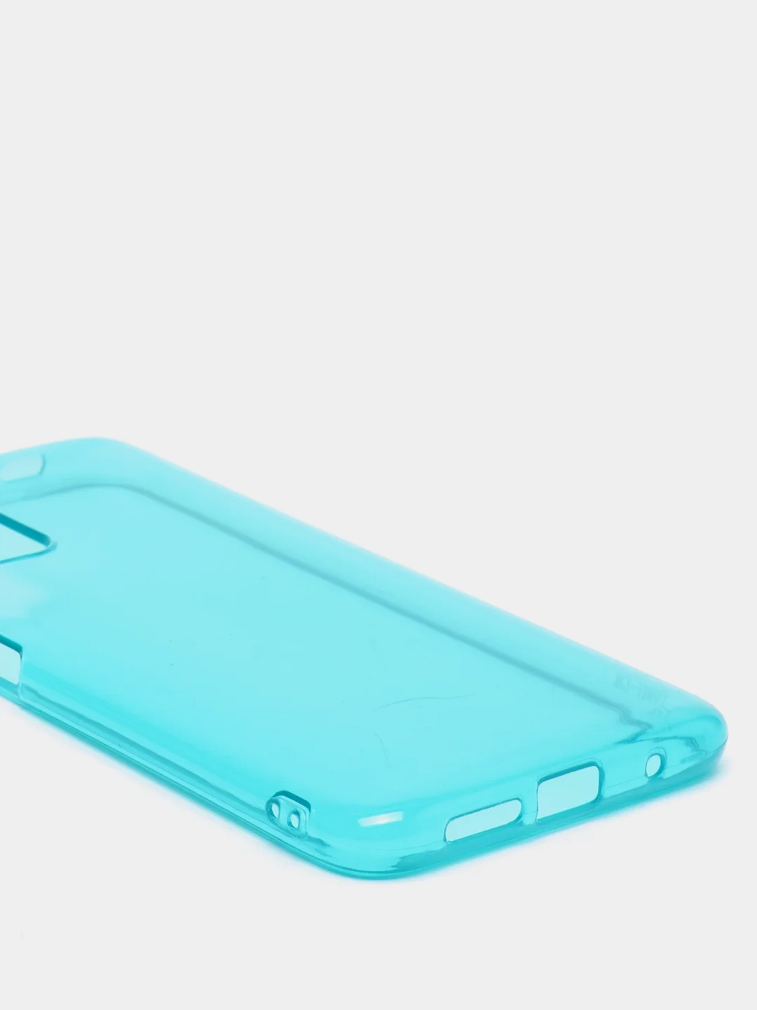 Бирюзовый чехол Xiaomi Redmi 9T / Poco M3, Сяоми Редми 9Т, прозрачный плотный неоновый с оттенком