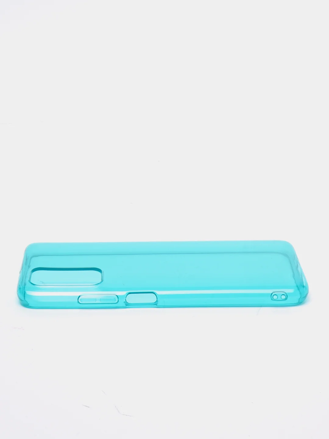 Бирюзовый чехол Xiaomi Redmi 9T / Poco M3, Сяоми Редми 9Т, прозрачный плотный неоновый с оттенком