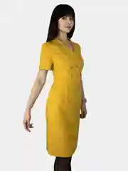 Платье женское классическое, летнее