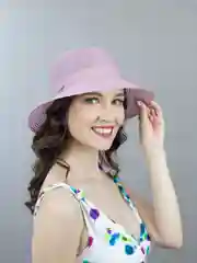 Пудровый шляпа LERAY ХЛОЯ хлопок, 56-58