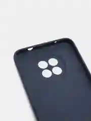 Темно-синий чехол для Honor X20, Honor 50 Lite, без выреза для вспышки, силиконовый, цветной, матовый