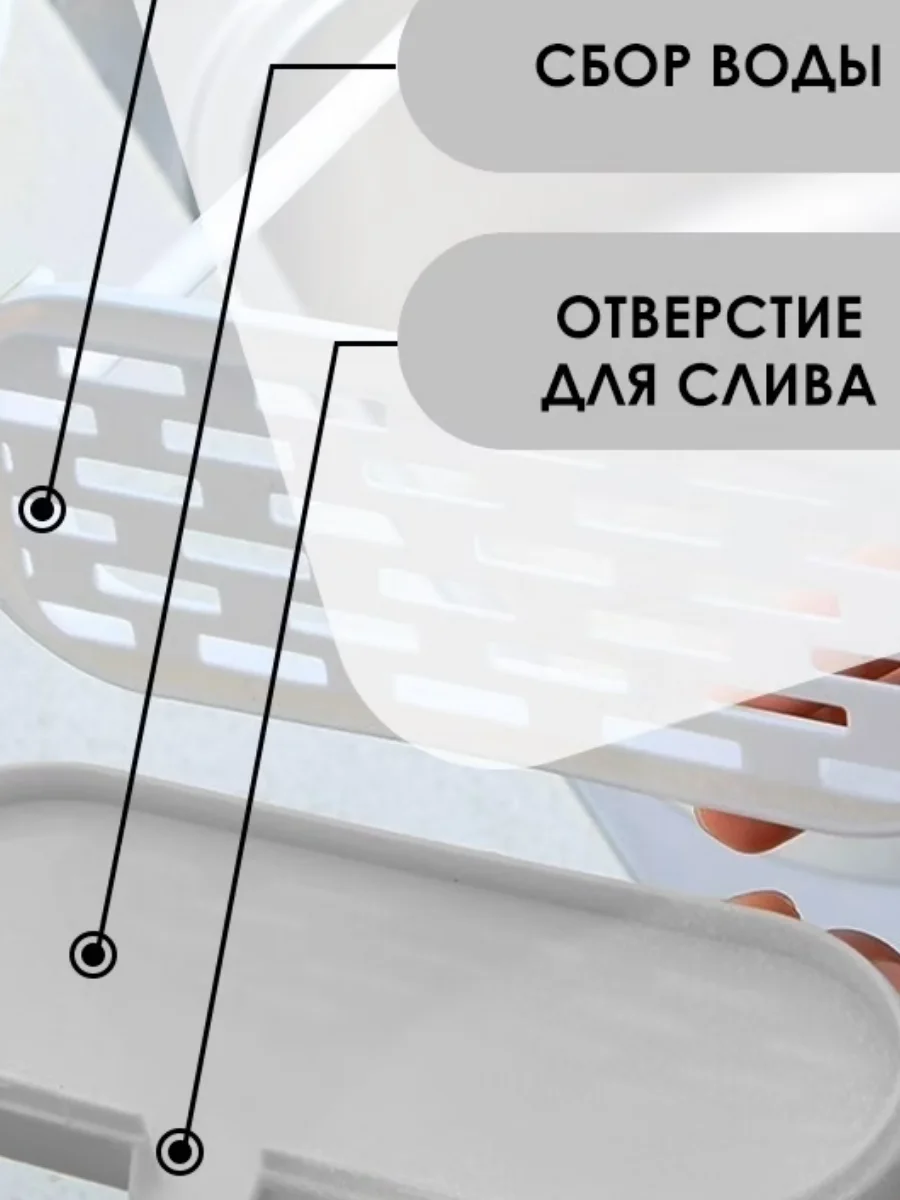 Подставка, сушилка для тряпок, губок и мыла
