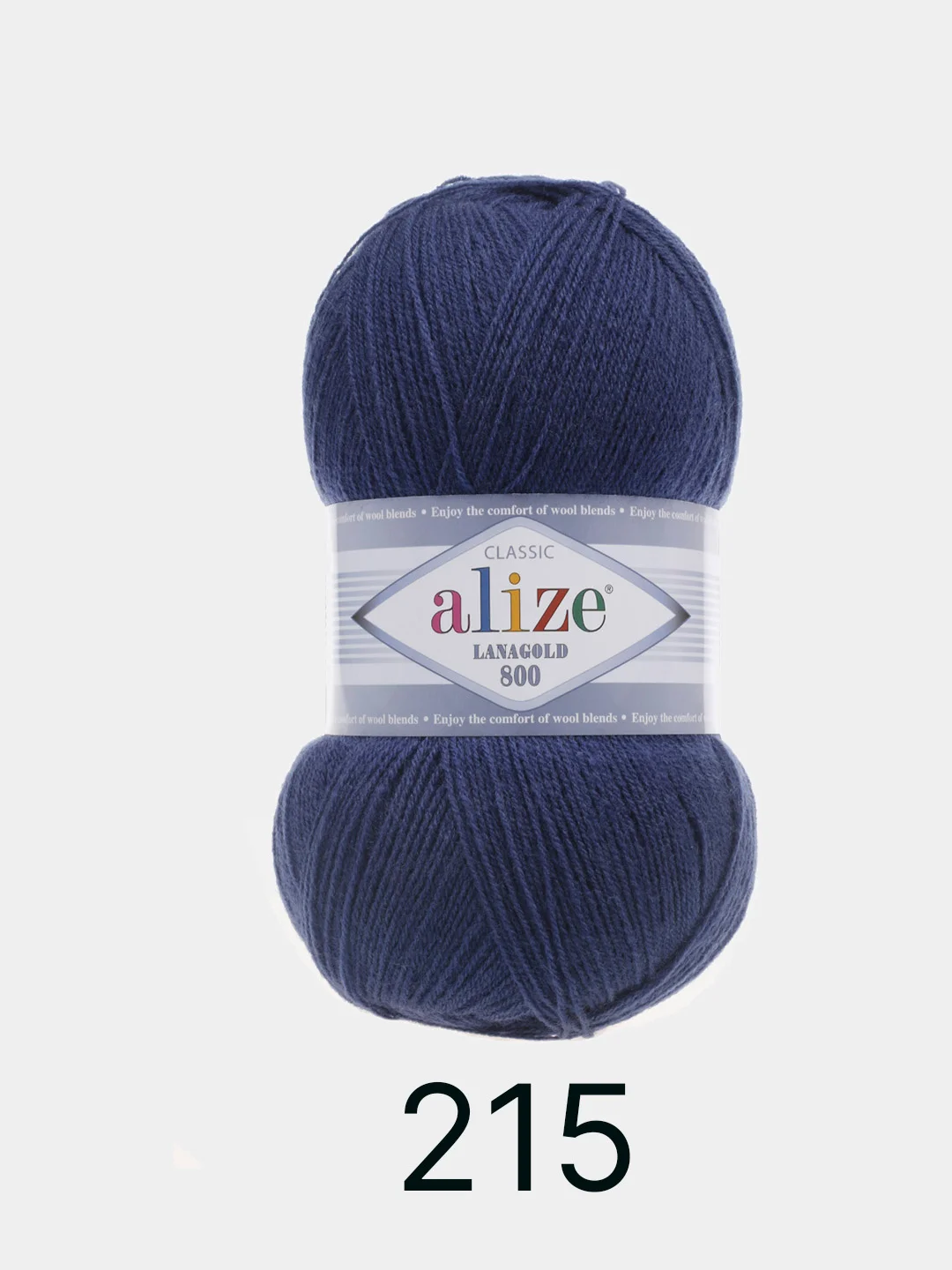 Пряжа Alize Lanagold 800 Акрил 51% Шерсть 49% 100г 800м