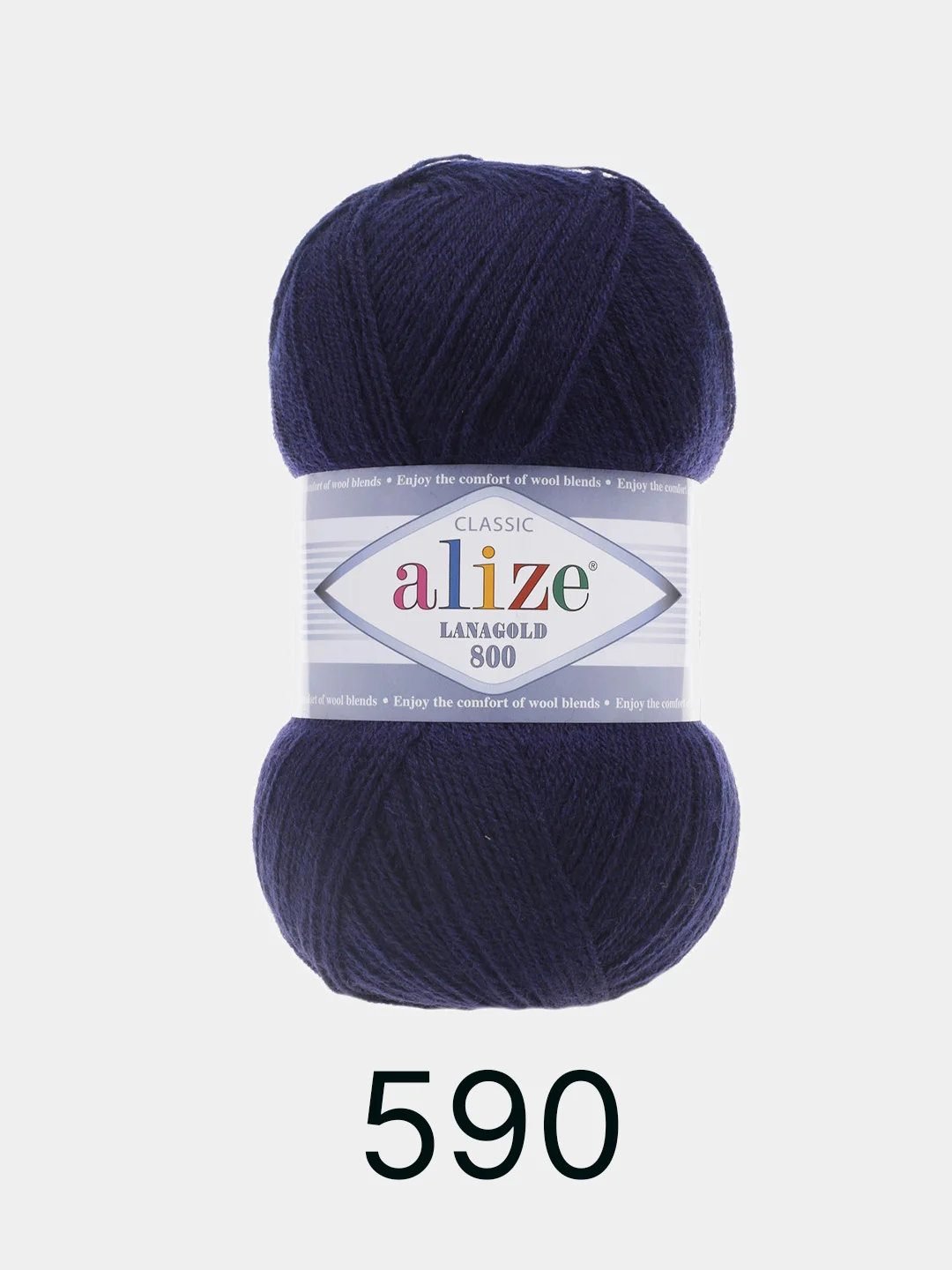 Пряжа Alize Lanagold 800 Акрил 51% Шерсть 49% 100г 800м