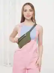 Зелёный хаки сумка на пояс, плечо спортивная унисекс